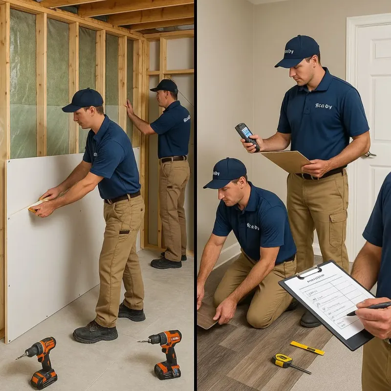 Repairs and Reconstruction process in Iosco County, MI